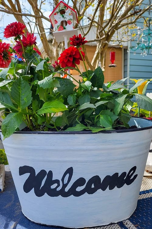 Flower Container Upcycle